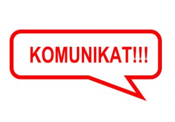 Komunikat organizacyjny