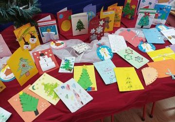 Kartki świąteczne dla podopiecznych Domu Pomocy Społecznej