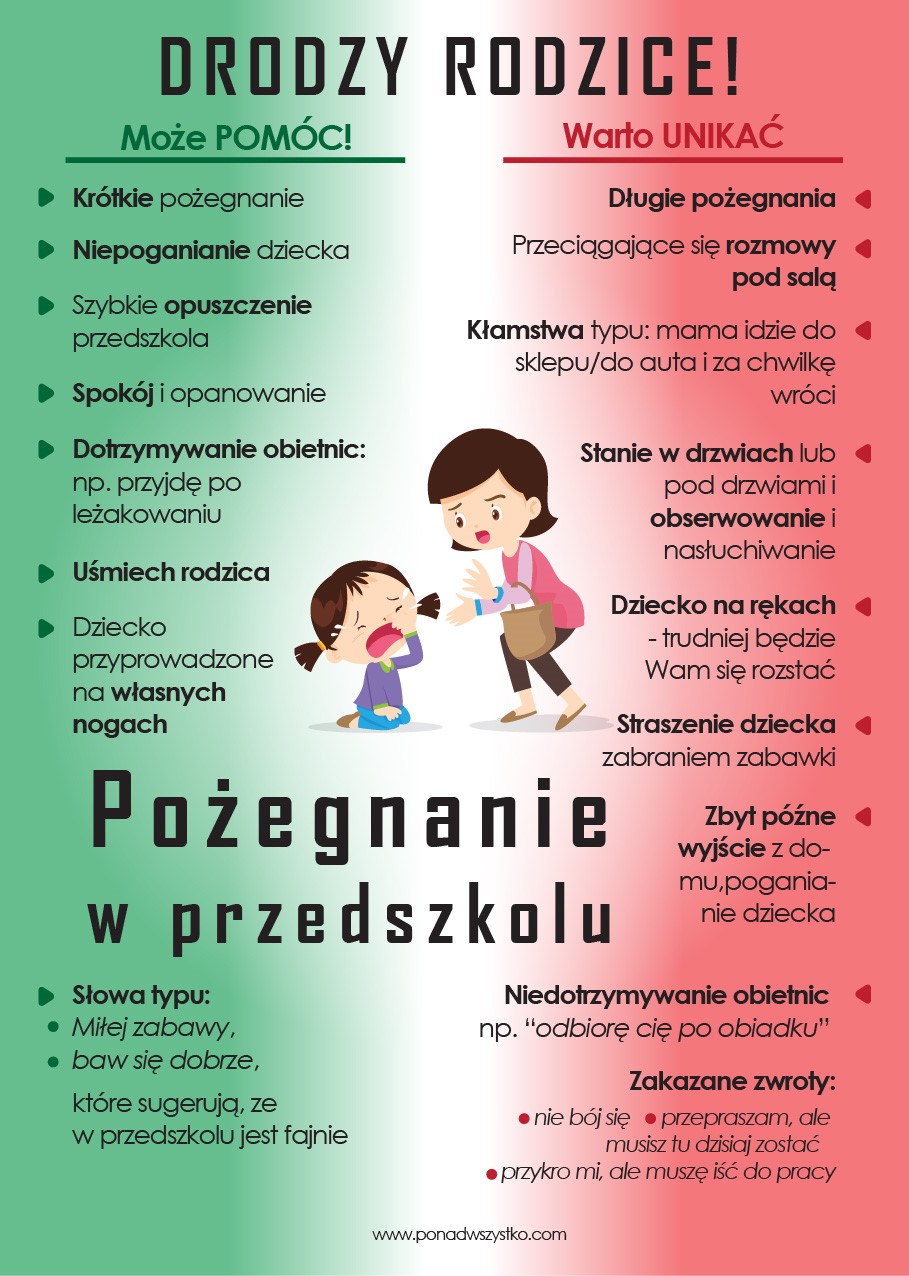 Ważne informacje dla rodziców!