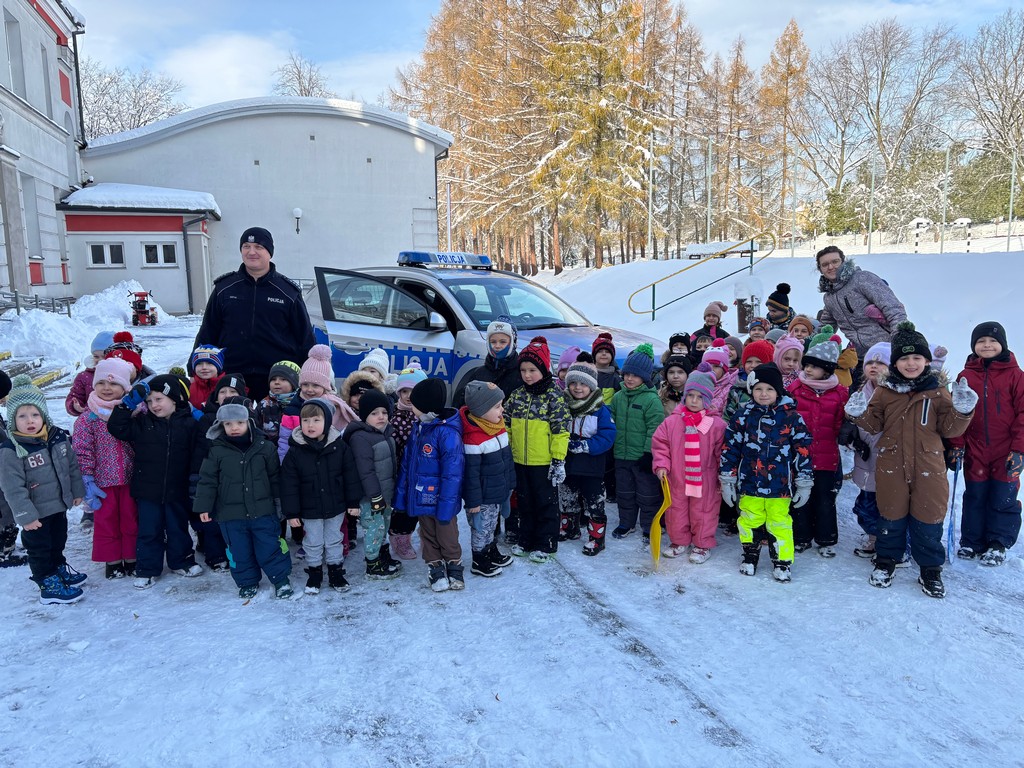 Wizyta policjanta w naszym przedszkolu
