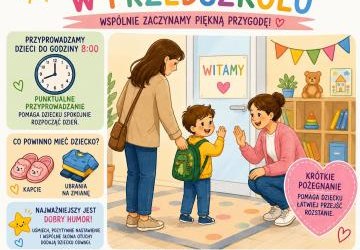 Pierwszy dzień w przedszkolu!